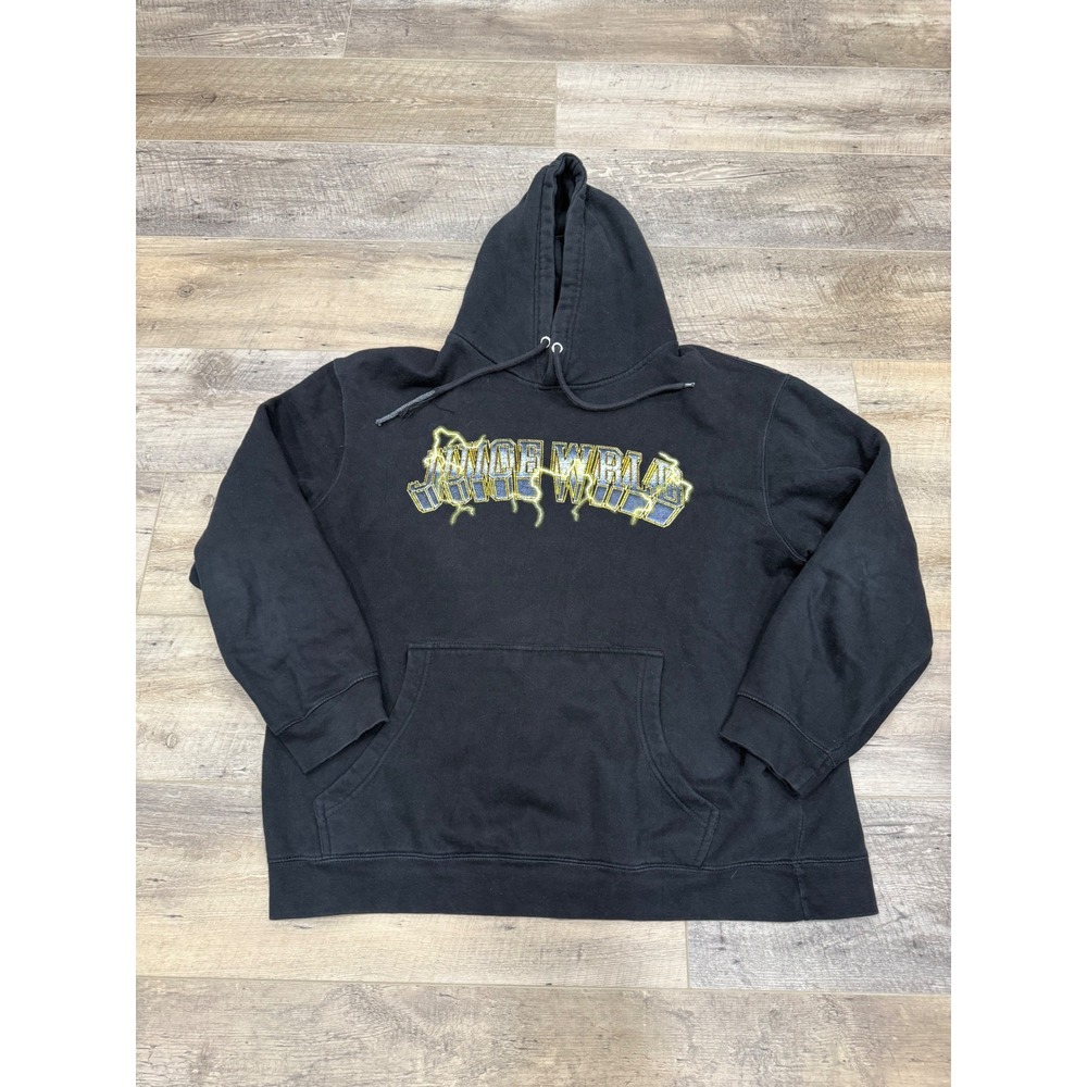 Juice Wrld Rockstar In His Prime Graphic Hoodie Black Mens XL Official Merch
